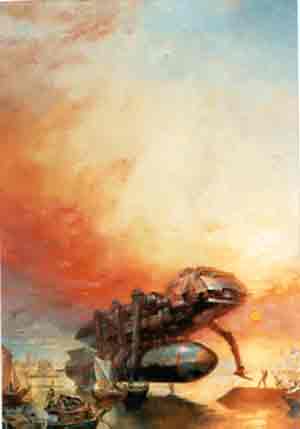 James Gurney's painting of The Alejandra Variations